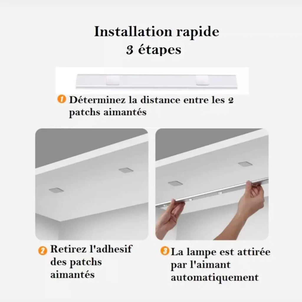 Lampe LED Sans Fil Avec Détecteur De Mouvement